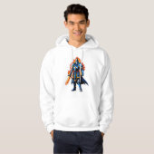 Inferno-Paladin – Flammengebundener Ritter Hoodie (Vorne ganz)