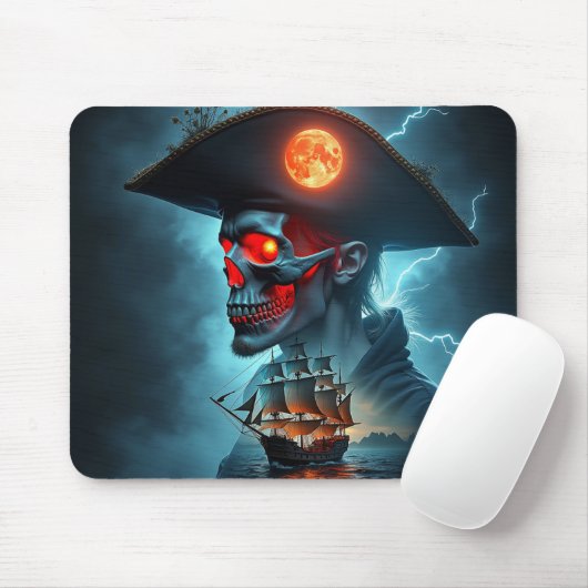 Inferno Pirate-Reise Mousepad (Mit Mouse)