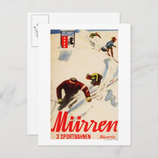 Inferno Races Promotionplakat Postkarte (Vorne/Hinten)