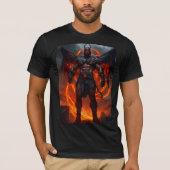 Inferno Sentinel: Der T - Shirt des Dämonenkrieger (Vorderseite)