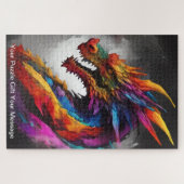 Inferno-Spektrum: Der Elementardrache Puzzle (Horizontal)