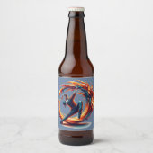 Inferno Spin - Den Geist des Breakdance Bierflaschenetikett (Vorderseite)