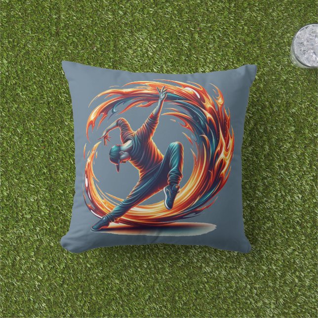 Inferno Spin - Den Geist des Breakdance Kissen (Golfball-Marker)