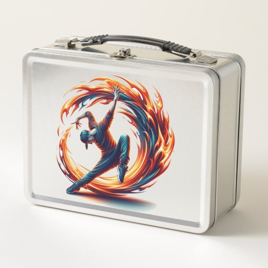 Inferno Spin - Den Geist des Breakdance Metall Brotdose (Vorderseite)