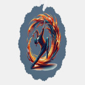 Inferno Spin - Den Geist des Breakdance Ornament Karte (Rechts)