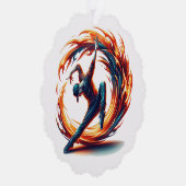 Inferno Spin - Den Geist des Breakdance Ornament Karte (Rechts)