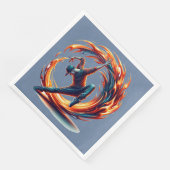 Inferno Spin - Den Geist des Breakdance Serviette (Ecke)