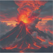 Inferno Summit - Square Vinyl Aufkleber (Vorderseite)