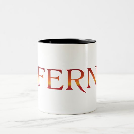 Inferno-Tasse #1 Zweifarbige Tasse (Mittel)