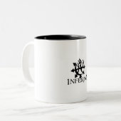 Inferno-Tasse #3 Zweifarbige Tasse (Vorderseite Links)