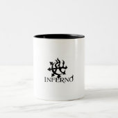 Inferno-Tasse #3 Zweifarbige Tasse (Mittel)