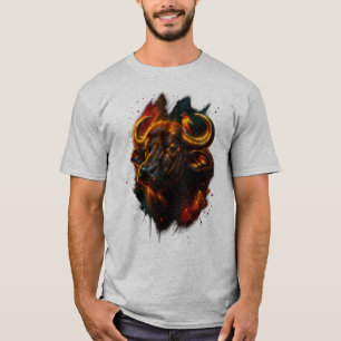 Inferno Taurus – Glühender Stier Power T-Shirt