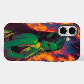 Inferno-Tide-Elf mit den Augen der Eber Case-Mate iPhone Hülle (Rückseite (Horizontal))