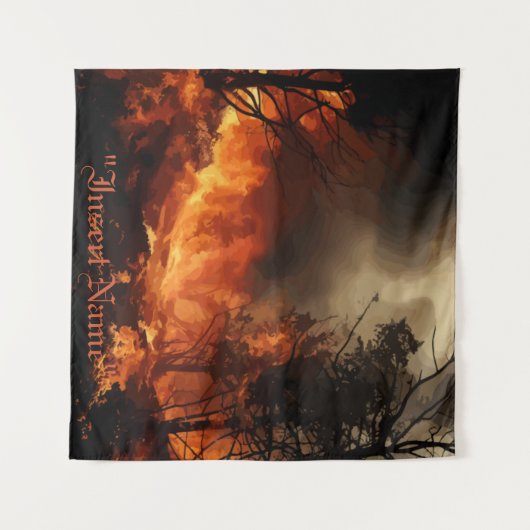 Inferno Wandteppich (Vorderseite (Horizontal))