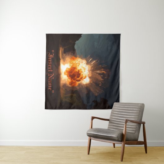 Inferno Wandteppich (Beispiel (Horizontal))