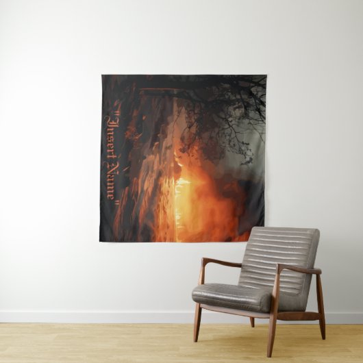 Inferno Wandteppich (Beispiel (Horizontal))
