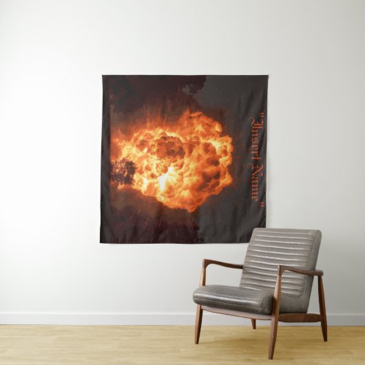 Inferno Wandteppich (Beispiel (Horizontal))