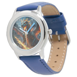 "Infernos Atem: Die Flamme des Drachen" Armbanduhr