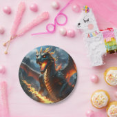"Infernos Atem: Die Flamme des Drachen" Pappteller (Party)