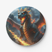 "Infernos Atem: Die Flamme des Drachen" Pappteller (Vorderseite)