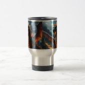 "Infernos Atem: Die Flamme des Drachen" Reisebecher (Mittel)