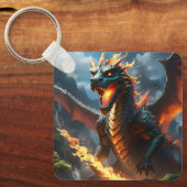 "Infernos Atem: Die Flamme des Drachen" Schlüsselanhänger (Vorderseite)