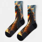 "Infernos Atem: Die Flamme des Drachen" Socken (Links)
