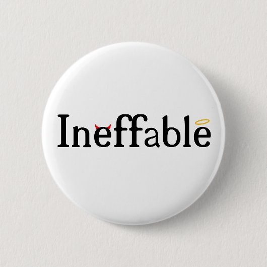 Inffable Himmel und Hölle Button (Vorderseite)