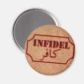 Infidel Magnet (Vorderseite/Rückseite)