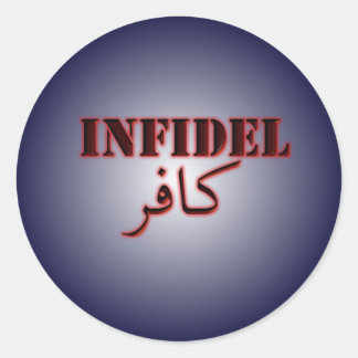 Infidel Runder Aufkleber