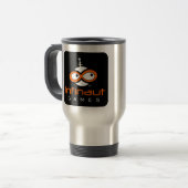 Infinaut Logo-Reise-Tasse Reisebecher (Vorderseite Links)