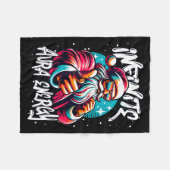 Infinite Aura Energy And Sigma Rizzmas Fleecedecke (Vorderseite (Horizontal))