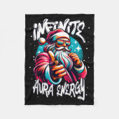 Infinite Aura Energy And Sigma Rizzmas Fleecedecke (Vorderseite)