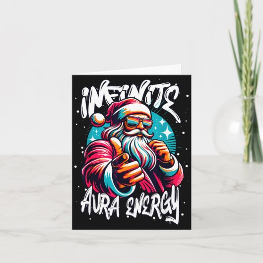 Infinite Aura Energy And Sigma Rizzmas Karte (Vorderseite)