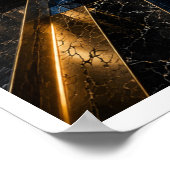 Infinite Cube Tunnel Poster - (Ecke)