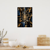 Infinite Cube Tunnel Poster - (Küche)