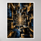 Infinite Cube Tunnel Poster - (Vorne)