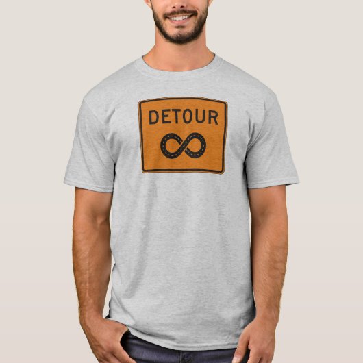 Infinite Detours Sign Cycling T-Shirt (Vorderseite)