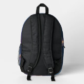 Infinite Ember Bedruckter Rucksack (Rückseite)