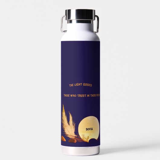 Infinite Faith 22oz Celestial Blue Bottle Trinkflasche (Vorne)