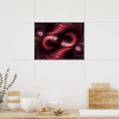 Infinite Giger Poster (rot) (Küche)