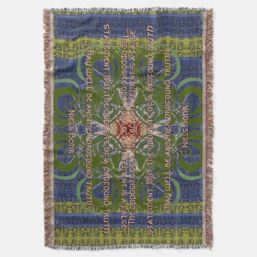 Infinite - Green Abstract by Alexandra Cook Decke (Vorderseite Vertikal)