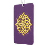 Infinite Harmony: Sacred Mandala Celtic Symbol Art Autolufterfrischer (Links)