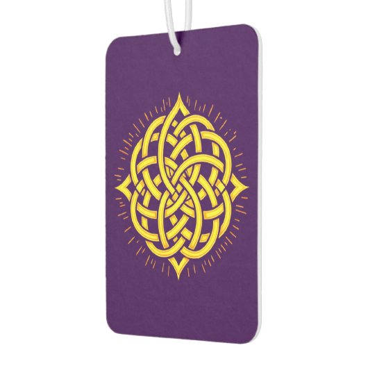 Infinite Harmony: Sacred Mandala Celtic Symbol Art Autolufterfrischer (Links)