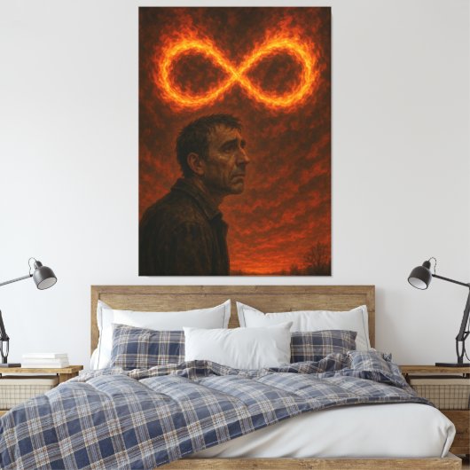 Infinite Hell Leinwanddruck (Insitu (Schlafzimmer))