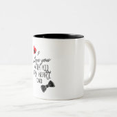 Infinite Love for Dad Zweifarbige Tasse (VorderseiteRechts)