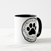 Infinite Love Paw Print Pet Memorial Mug Tasse (VorderseiteRechts)
