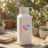 Infinite Love Rainbow Heart Die-Cut Aufkleber