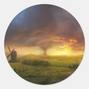 Infinite Oz Runder Aufkleber