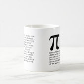Infinite Pi Answers Funny Mug Kaffeetasse (Mittel)